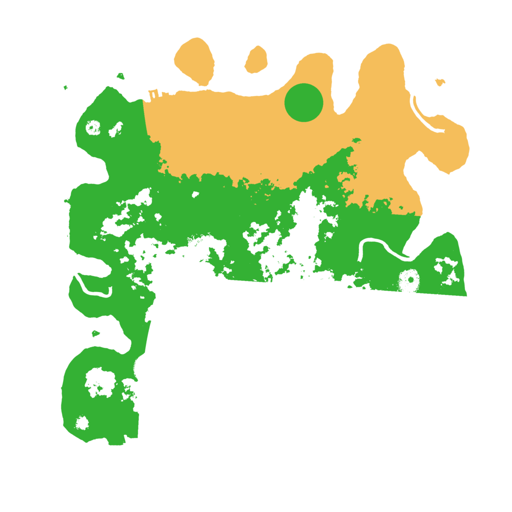 Biome Rust Map: Procedural Map, Size: 3500, Seed: 103004