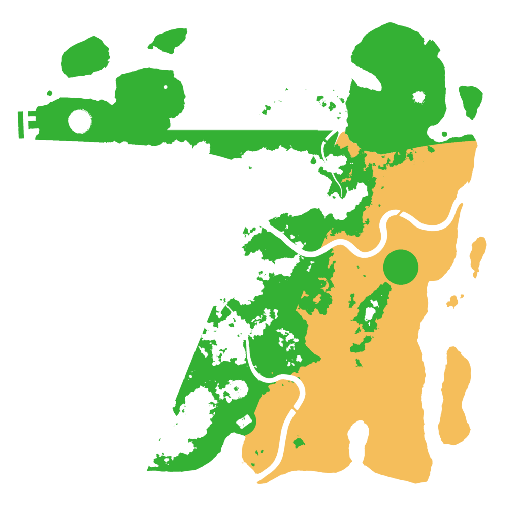 Biome Rust Map: Procedural Map, Size: 3900, Seed: 24562927