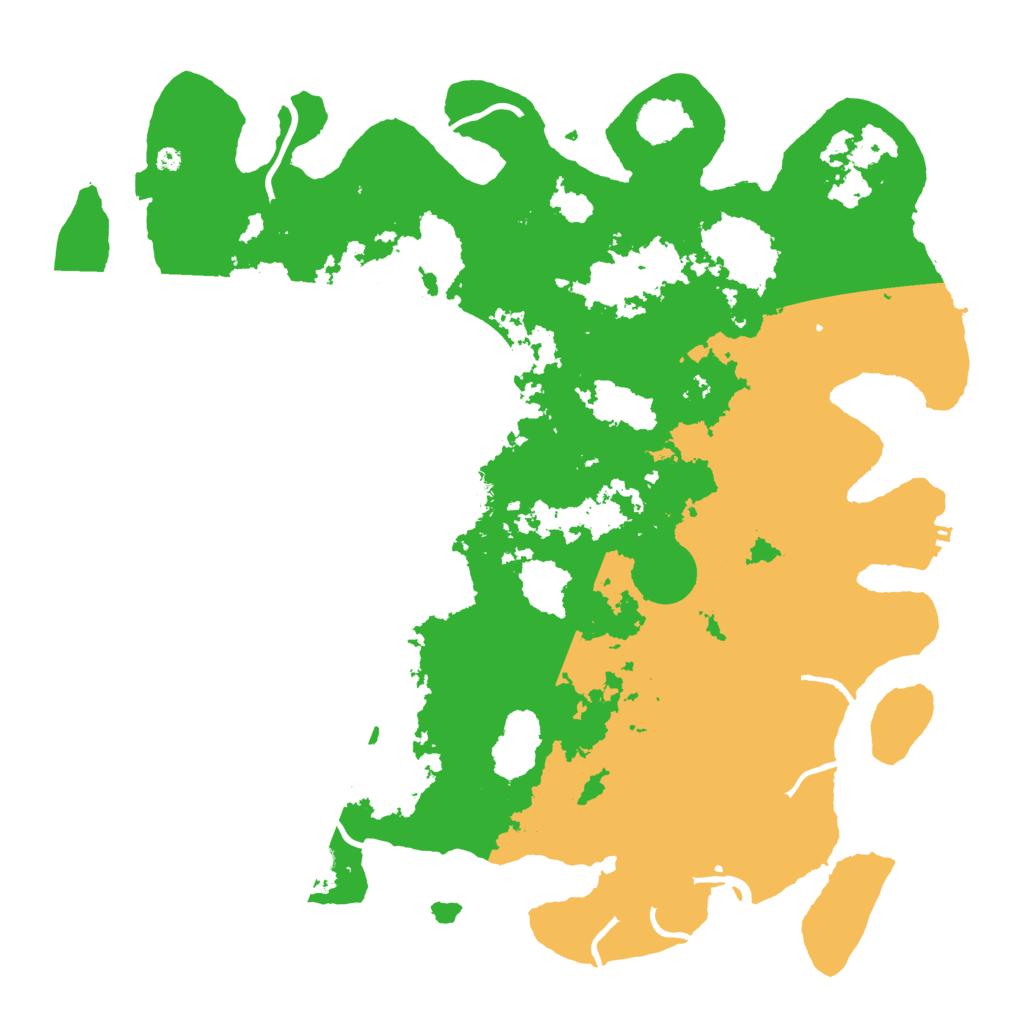 Biome Rust Map: Procedural Map, Size: 4300, Seed: 80140621