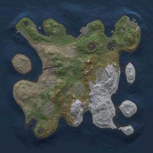 Thumbnail Rust Map: Procedural Map, Size: 2800, Seed: 69420, 12 Monuments