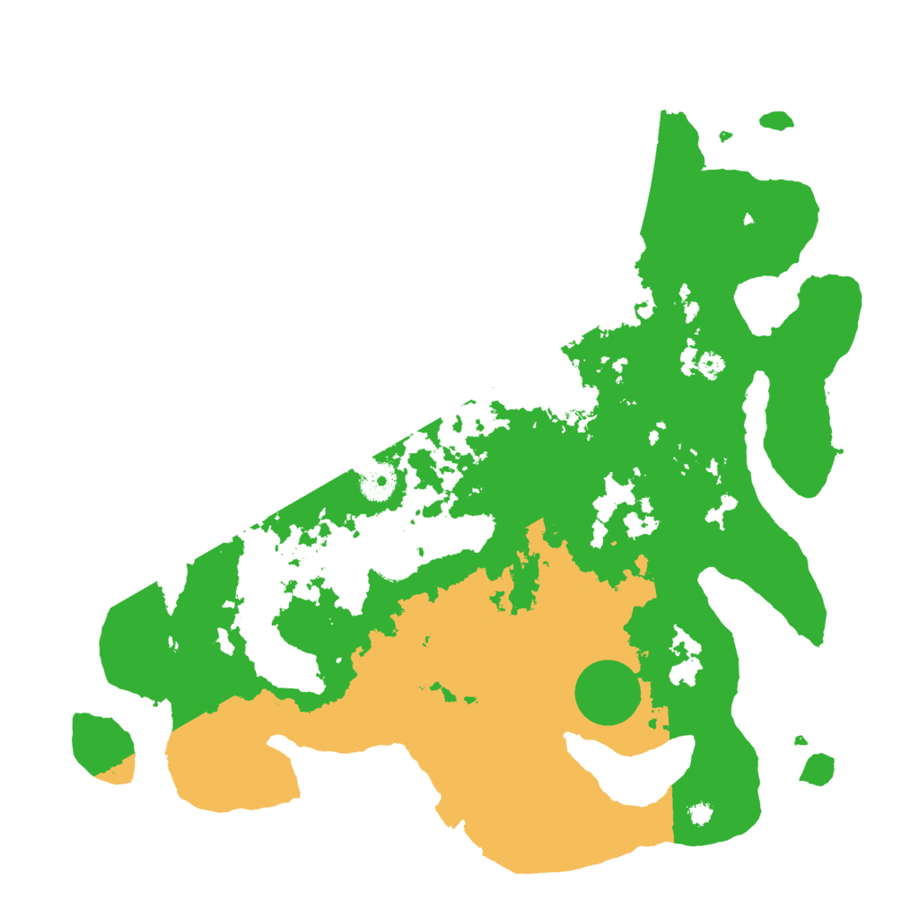 Biome Rust Map: Procedural Map, Size: 3700, Seed: 11785431