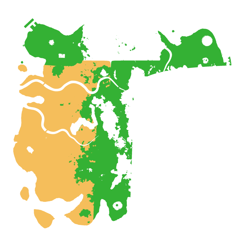 Biome Rust Map: Procedural Map, Size: 4100, Seed: 79701762