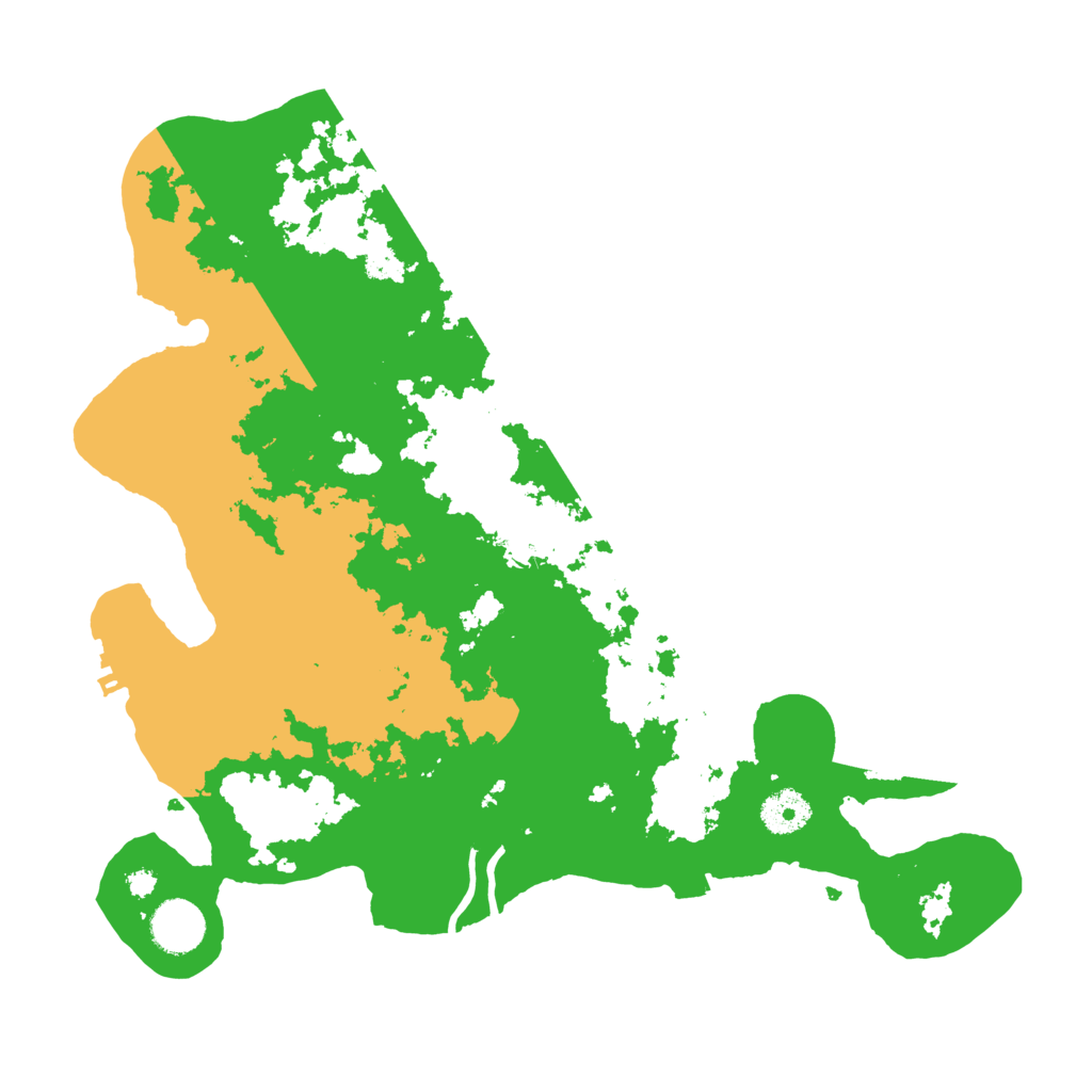 Biome Rust Map: Procedural Map, Size: 3550, Seed: 49697351