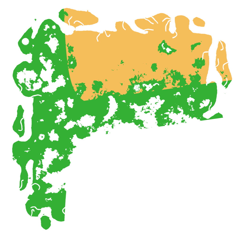 Biome Rust Map: Procedural Map, Size: 6000, Seed: 16529193