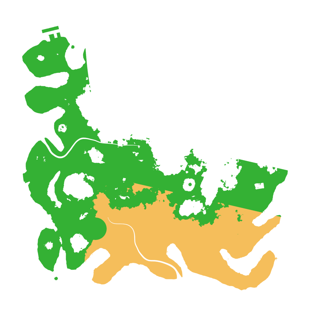 Biome Rust Map: Procedural Map, Size: 3700, Seed: 659001887