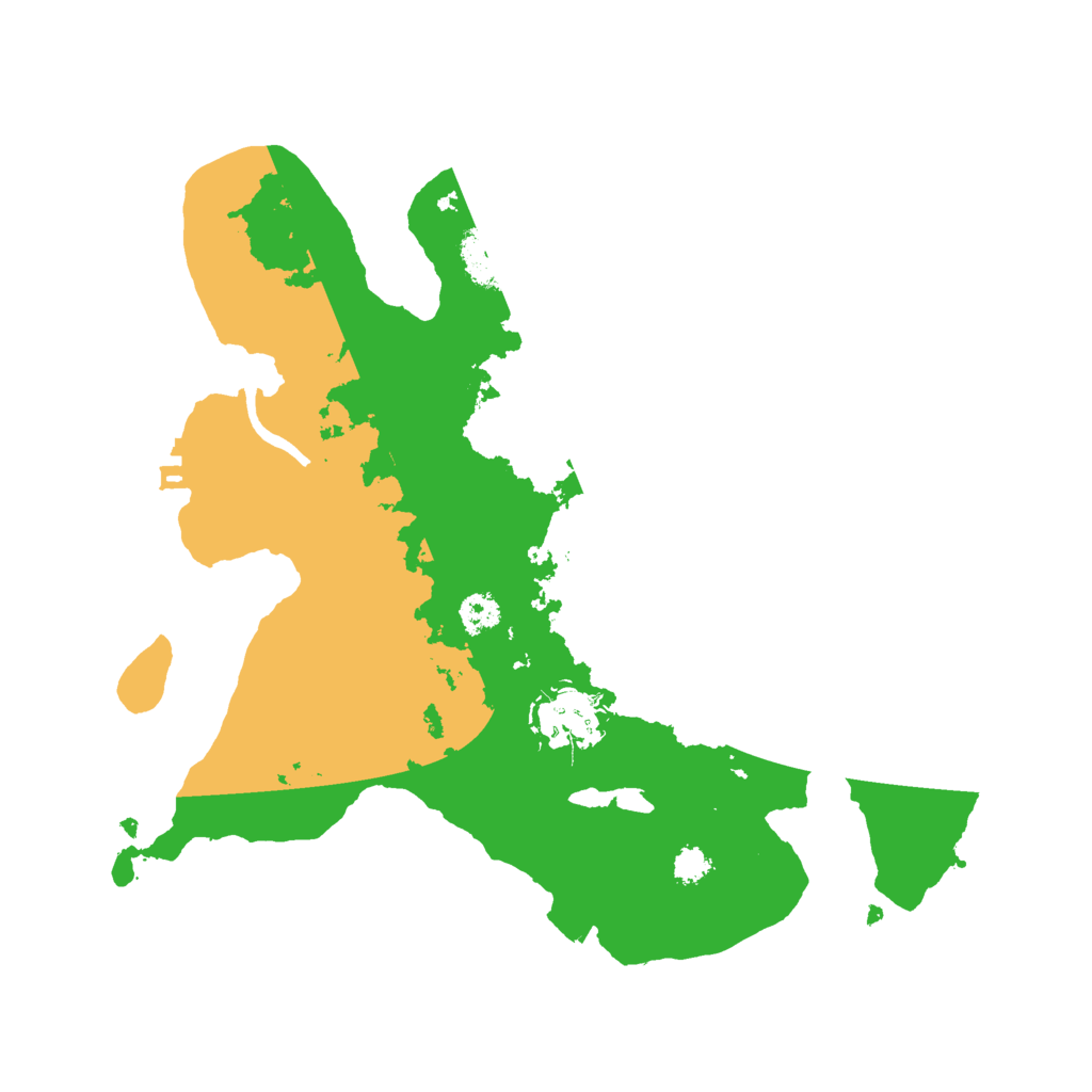 Biome Rust Map: Procedural Map, Size: 2800, Seed: 1184764397