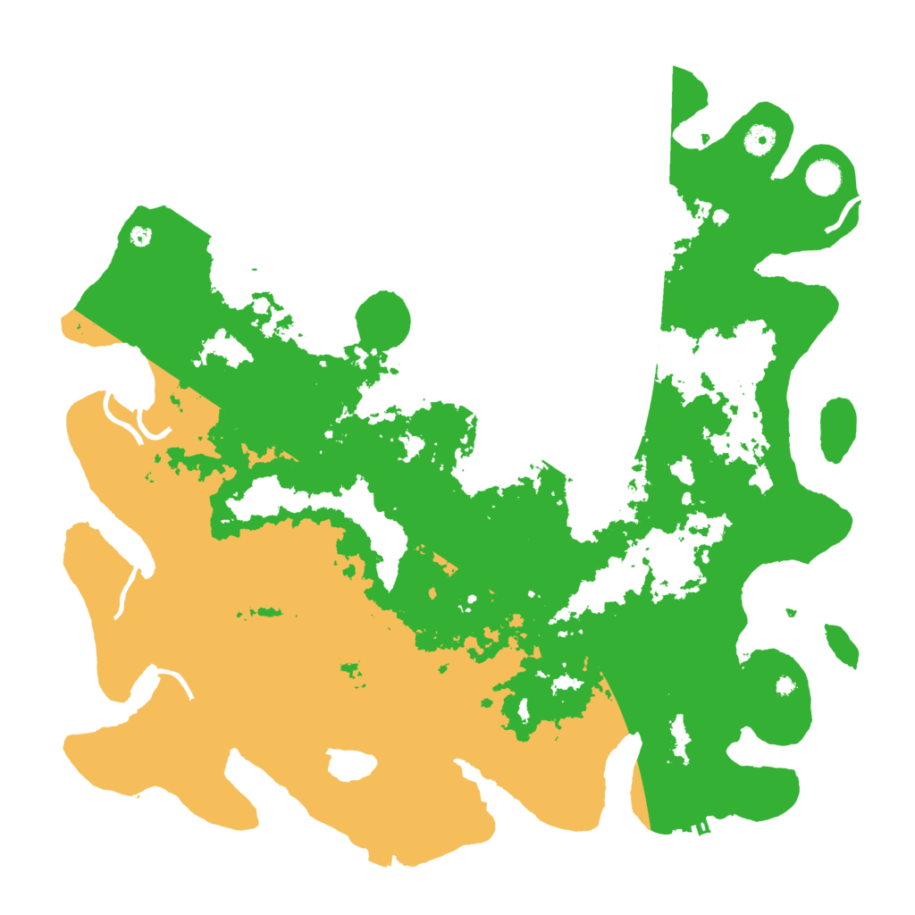 Biome Rust Map: Procedural Map, Size: 4500, Seed: 1465199211