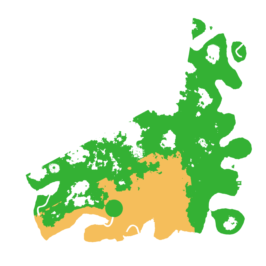 Biome Rust Map: Procedural Map, Size: 4000, Seed: 50945554