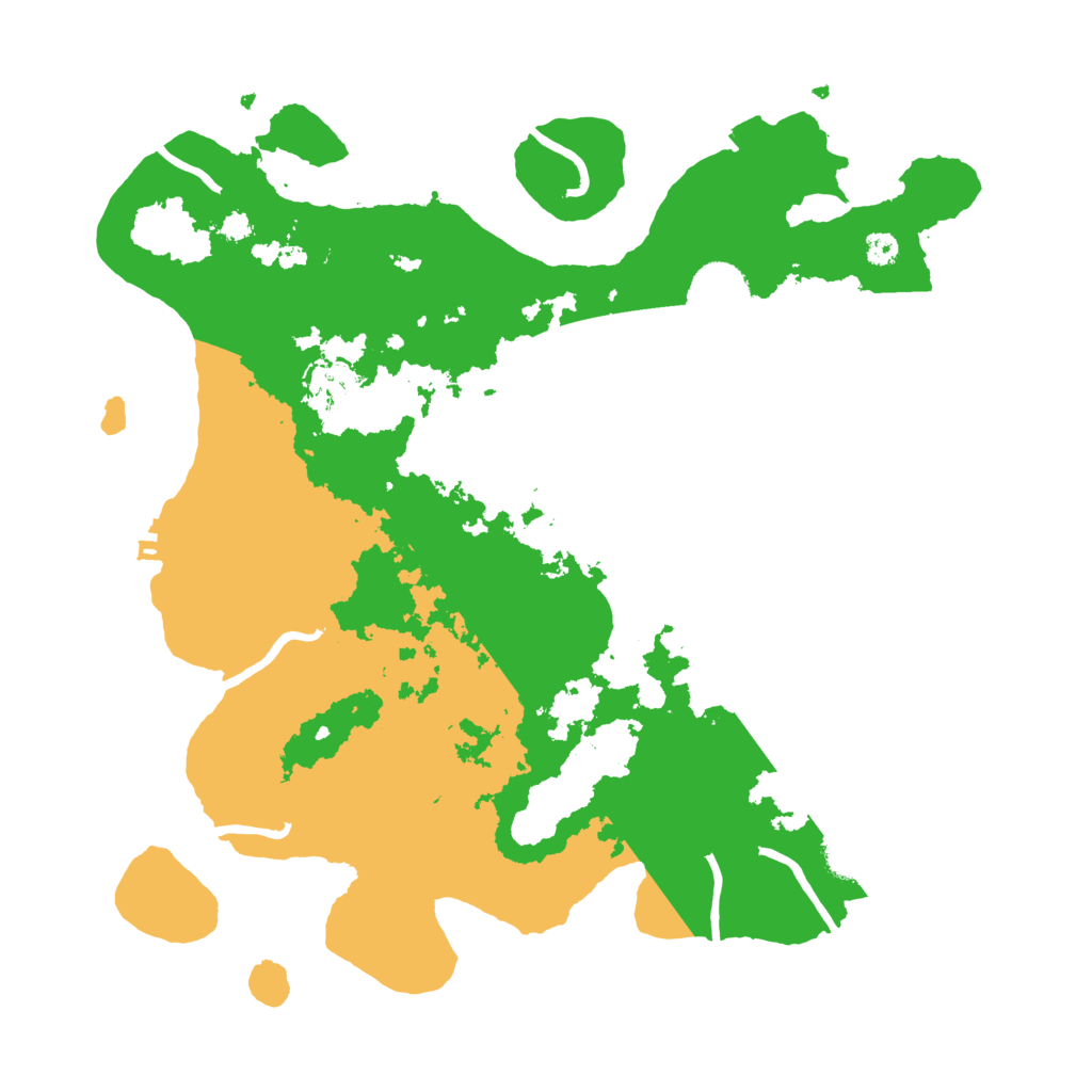 Biome Rust Map: Procedural Map, Size: 3400, Seed: 44957047