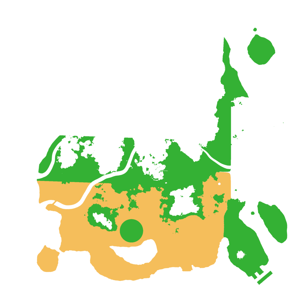 Biome Rust Map: Procedural Map, Size: 3500, Seed: 1301650832