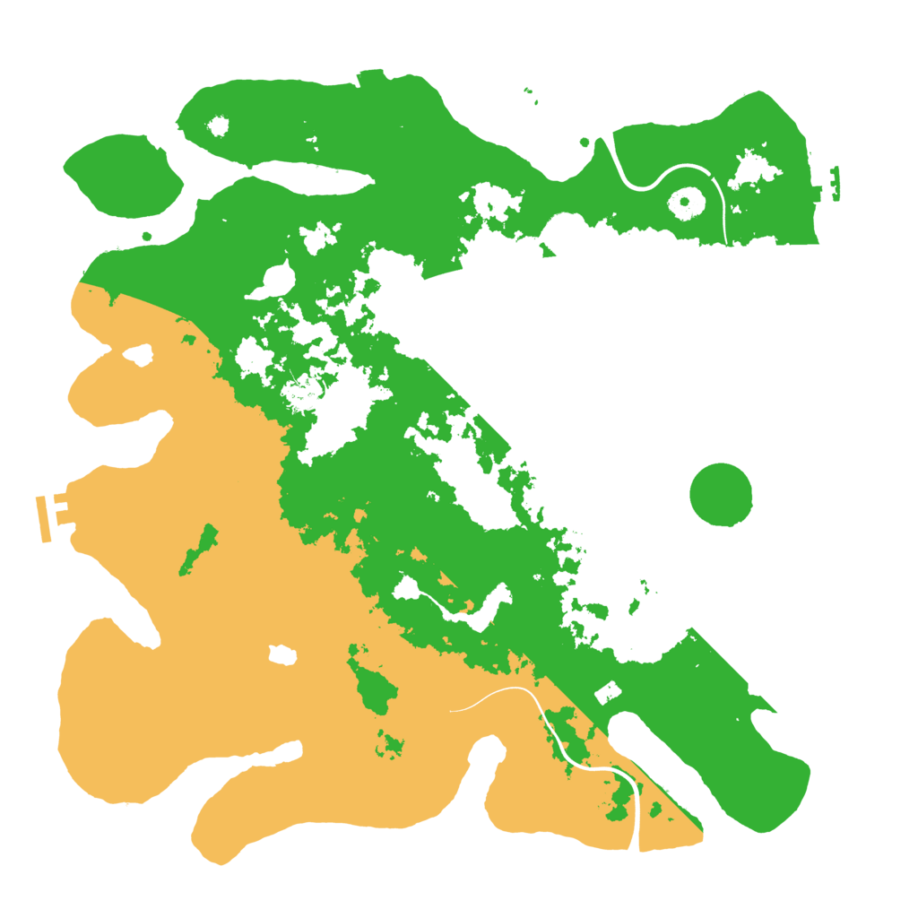 Biome Rust Map: Procedural Map, Size: 4000, Seed: 52624662
