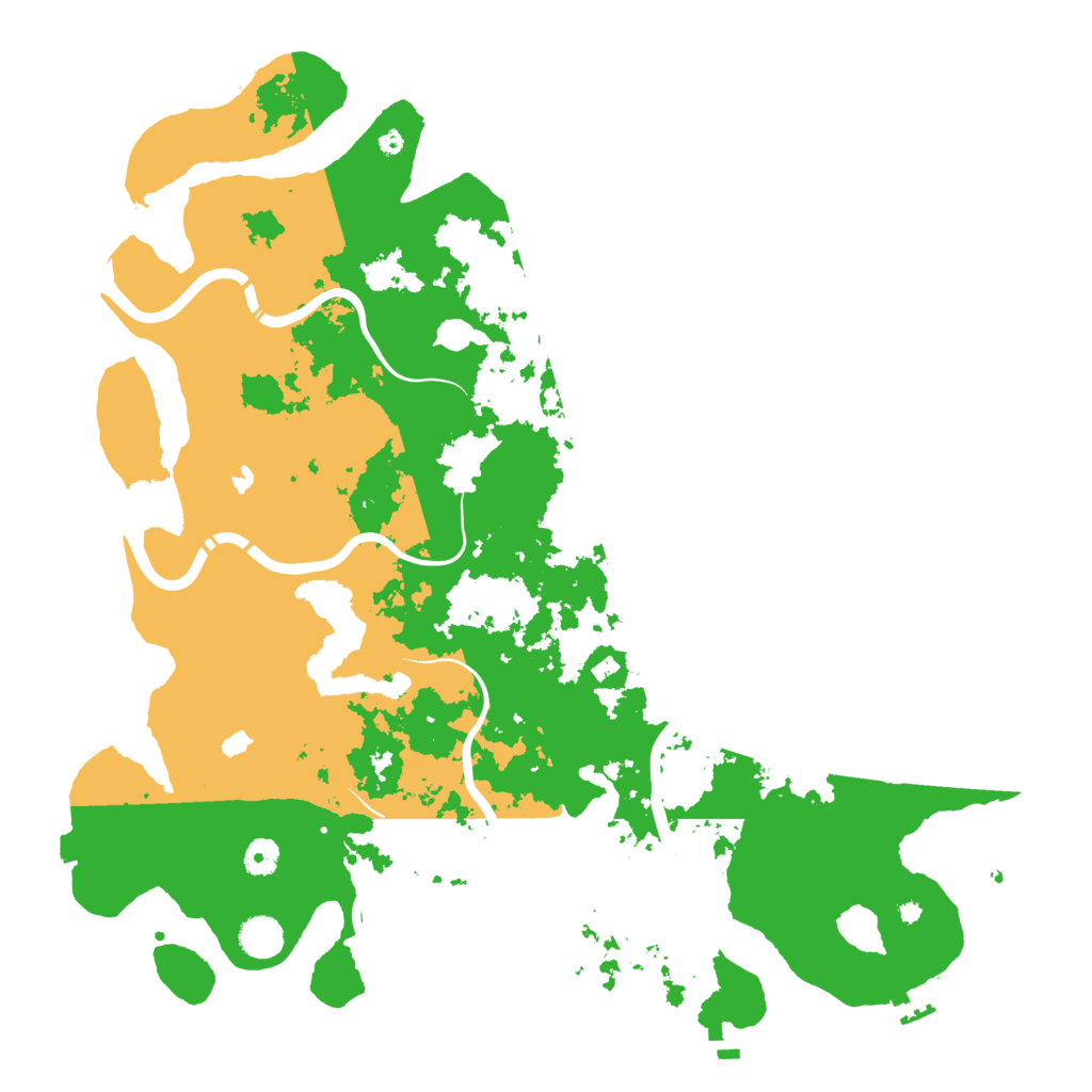 Biome Rust Map: Procedural Map, Size: 4500, Seed: 158454