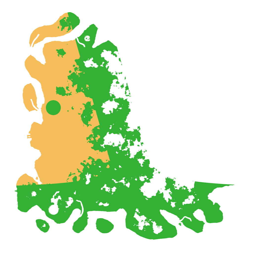 Biome Rust Map: Procedural Map, Size: 4500, Seed: 158454