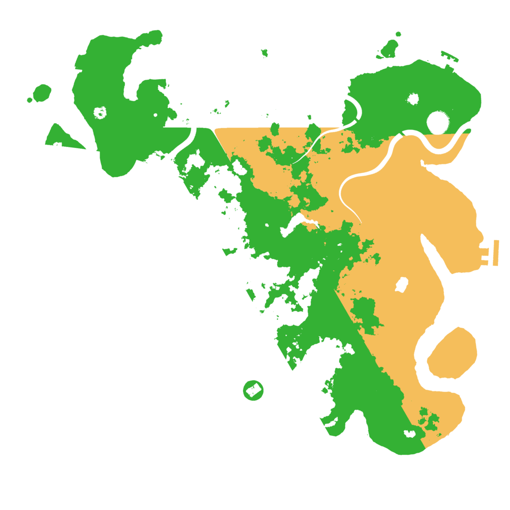 Biome Rust Map: Procedural Map, Size: 4000, Seed: 687525662