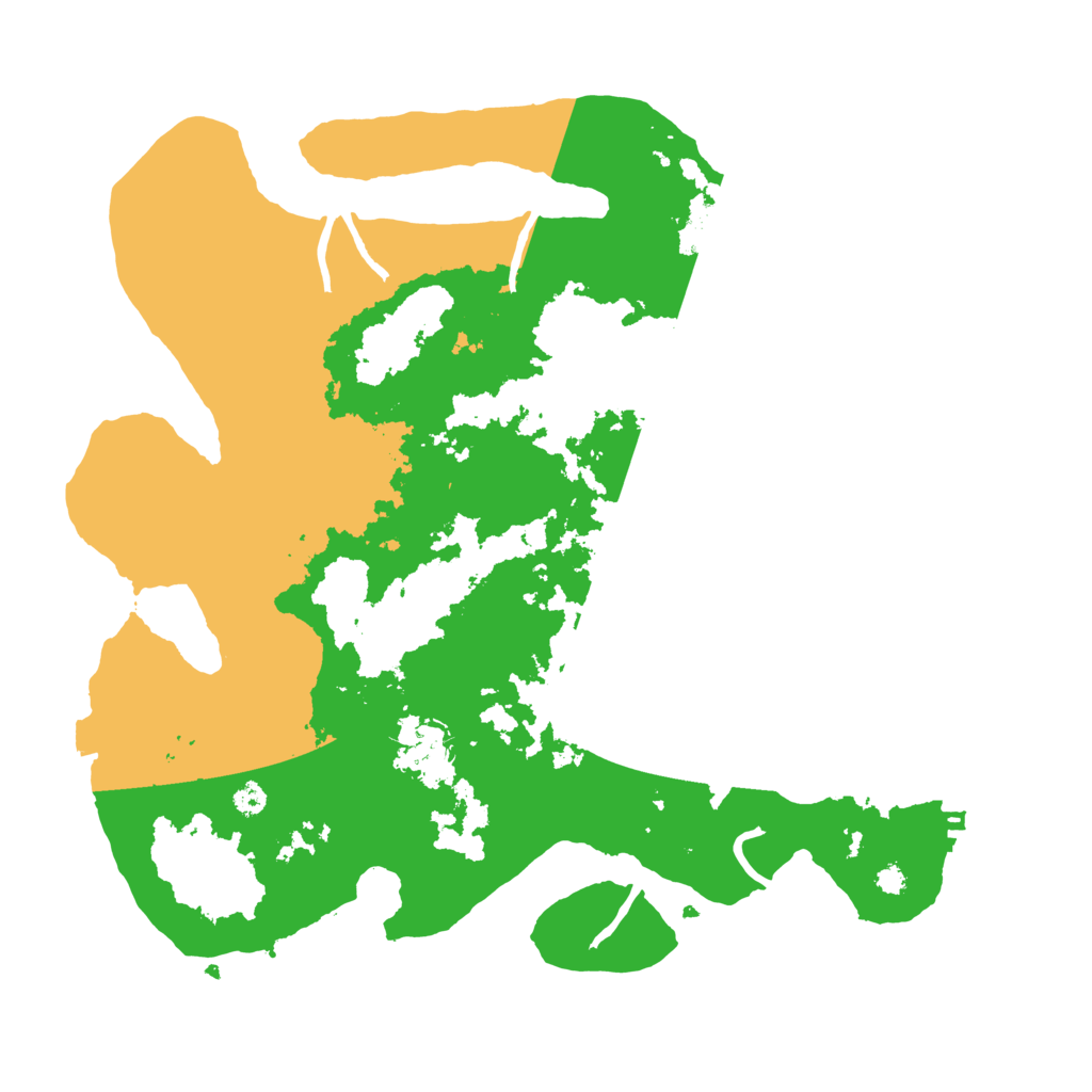 Biome Rust Map: Procedural Map, Size: 3500, Seed: 1100820533