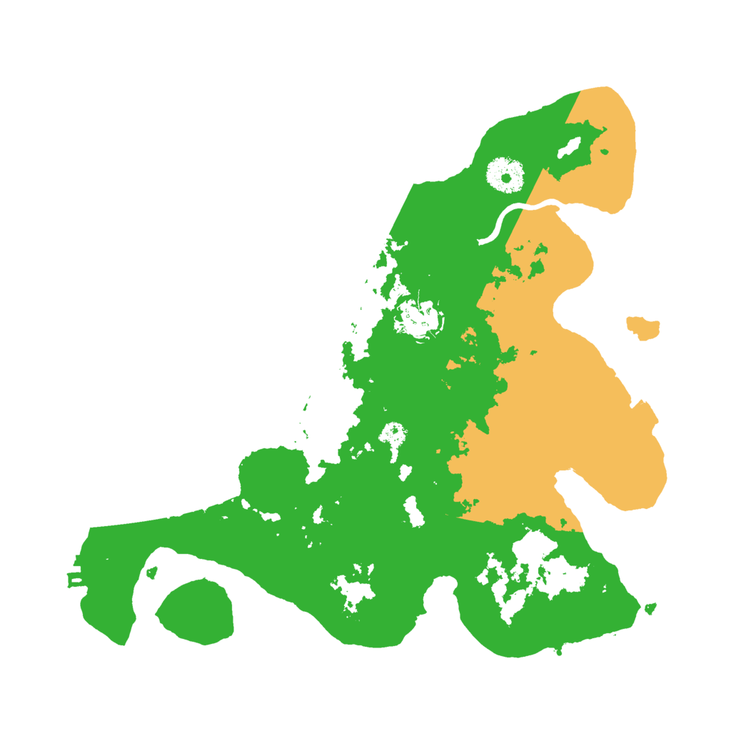 Biome Rust Map: Procedural Map, Size: 3000, Seed: 1375677259