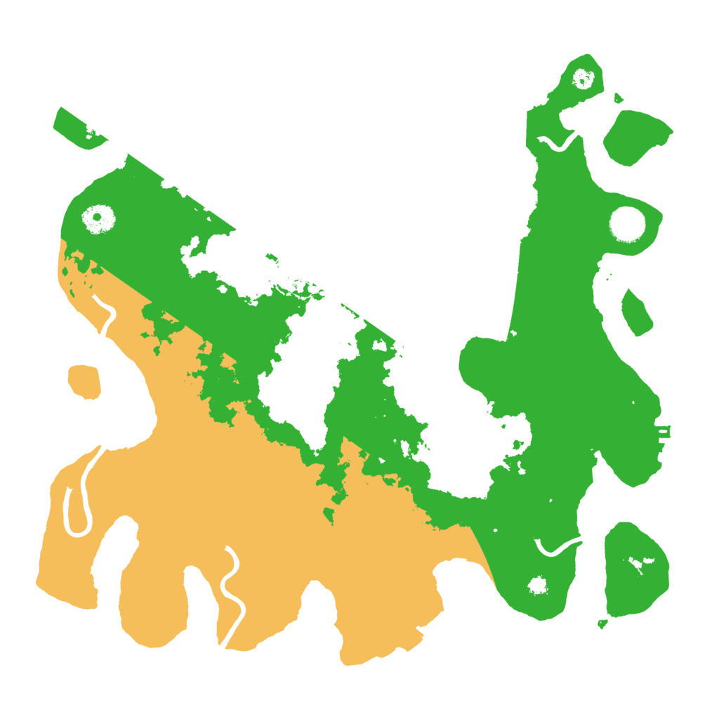 Biome Rust Map: Procedural Map, Size: 3550, Seed: 63498639