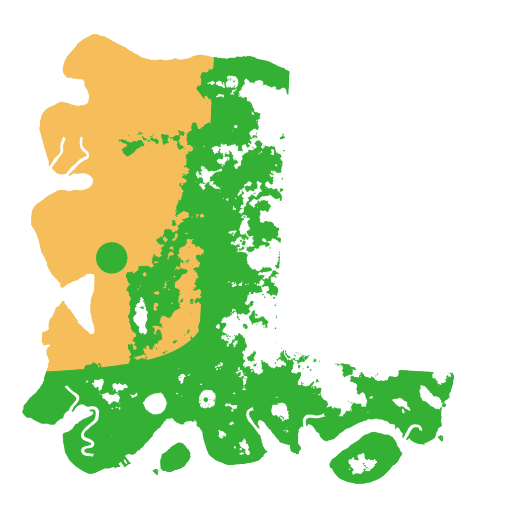 Biome Rust Map: Procedural Map, Size: 4300, Seed: 51403374