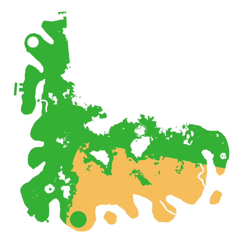 Biome Rust Map: Procedural Map, Size: 3950, Seed: 90709374