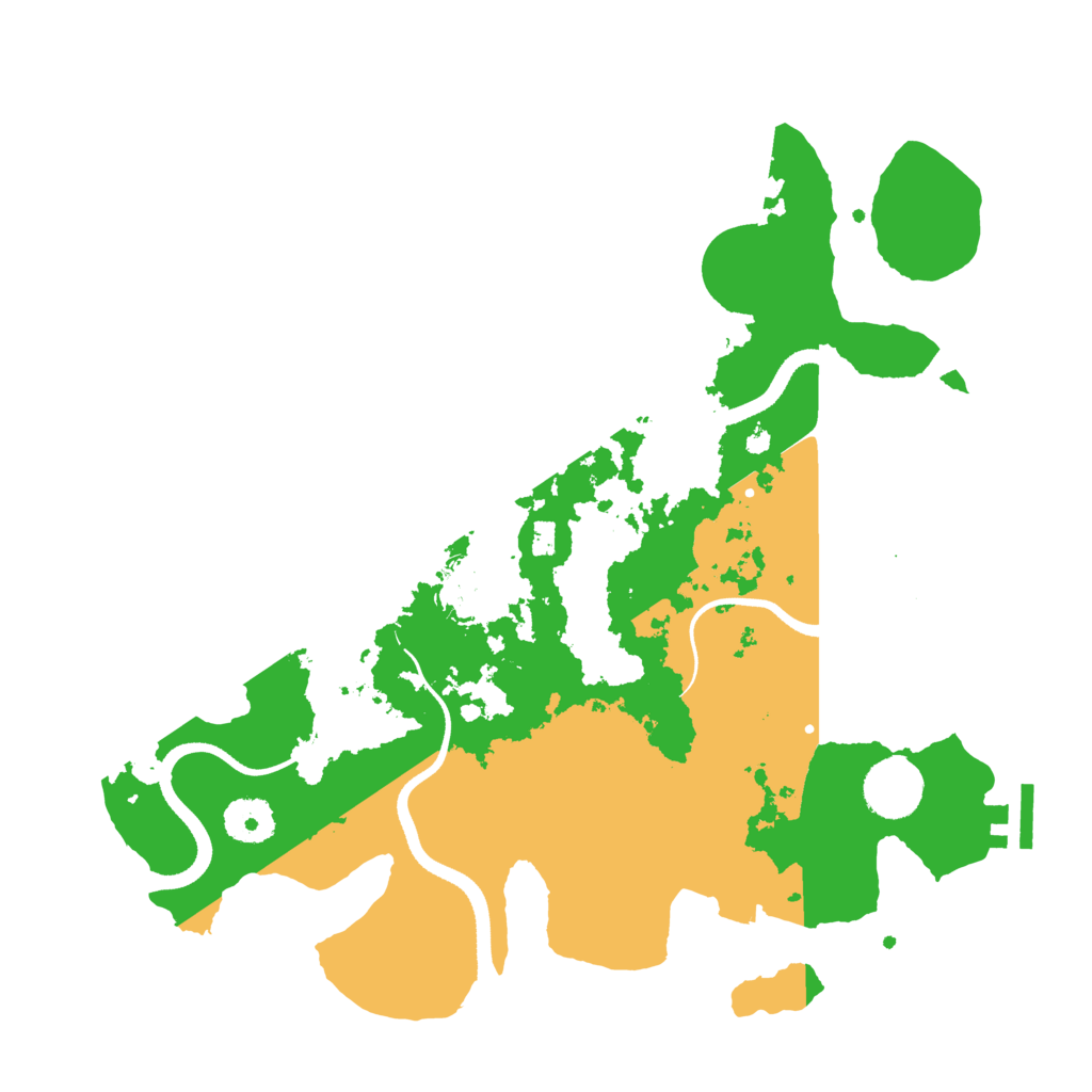 Biome Rust Map: Procedural Map, Size: 3400, Seed: 65902759