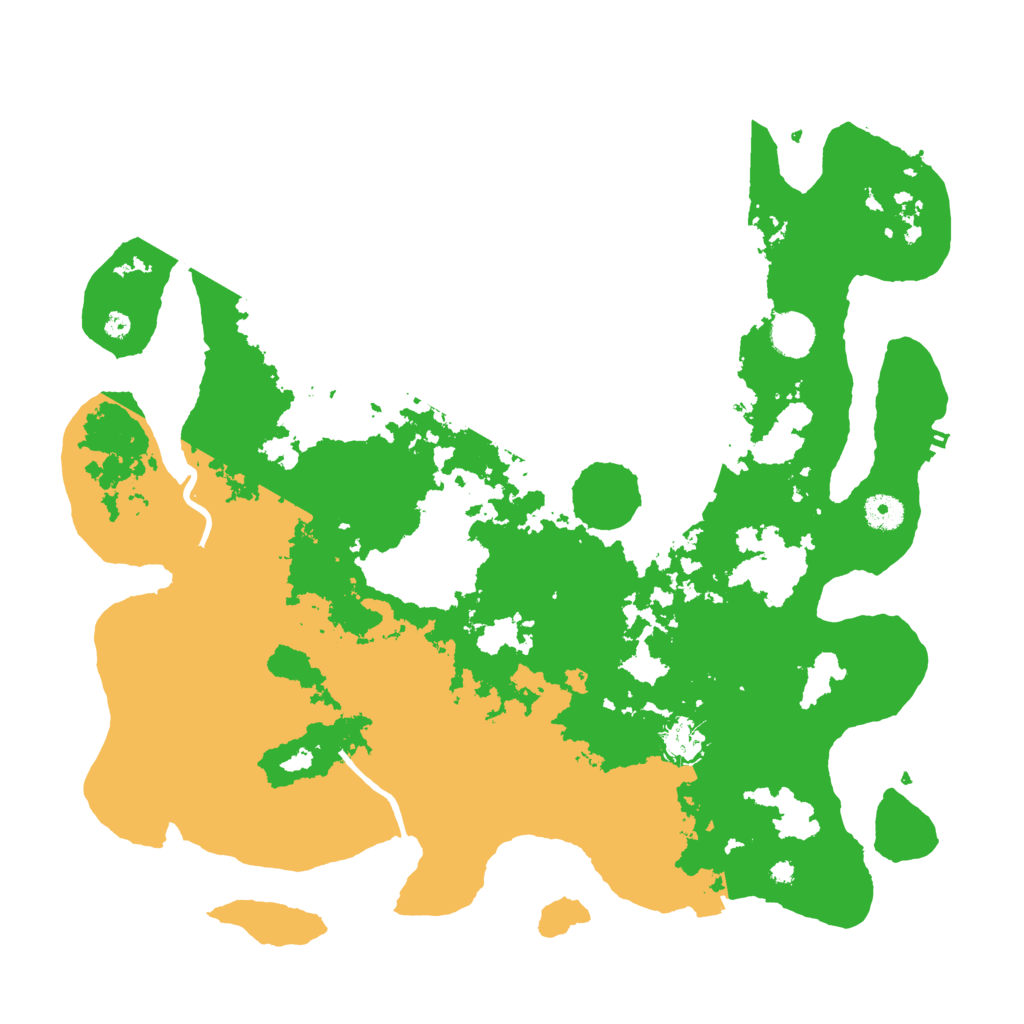 Biome Rust Map: Procedural Map, Size: 4100, Seed: 14933250