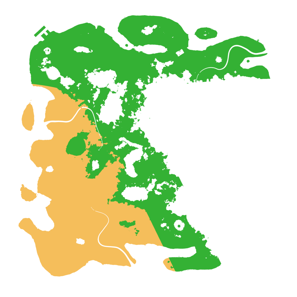 Biome Rust Map: Procedural Map, Size: 4300, Seed: 10805512