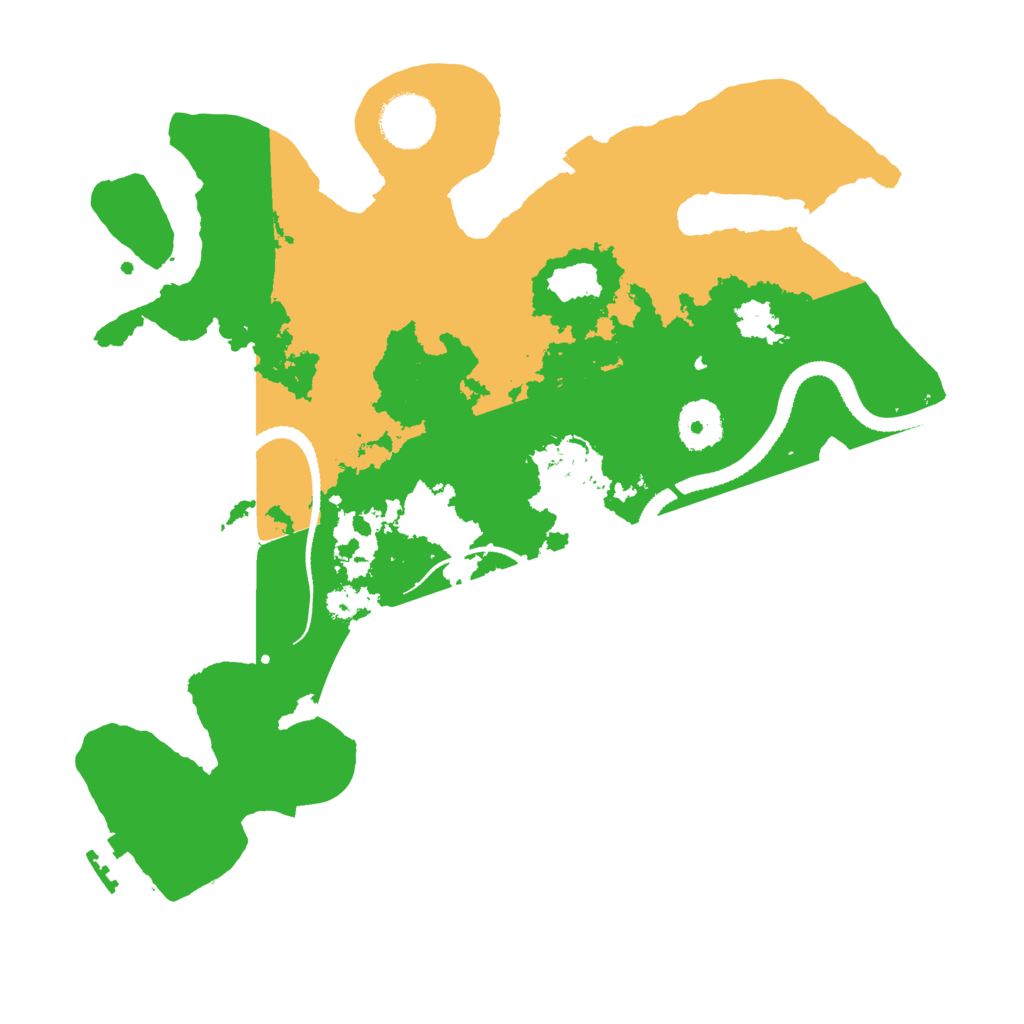Biome Rust Map: Procedural Map, Size: 3250, Seed: 6172