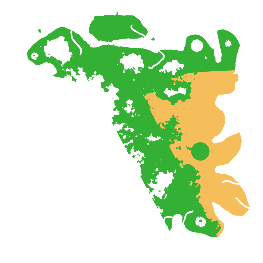 Biome Rust Map: Procedural Map, Size: 3800, Seed: 81829651