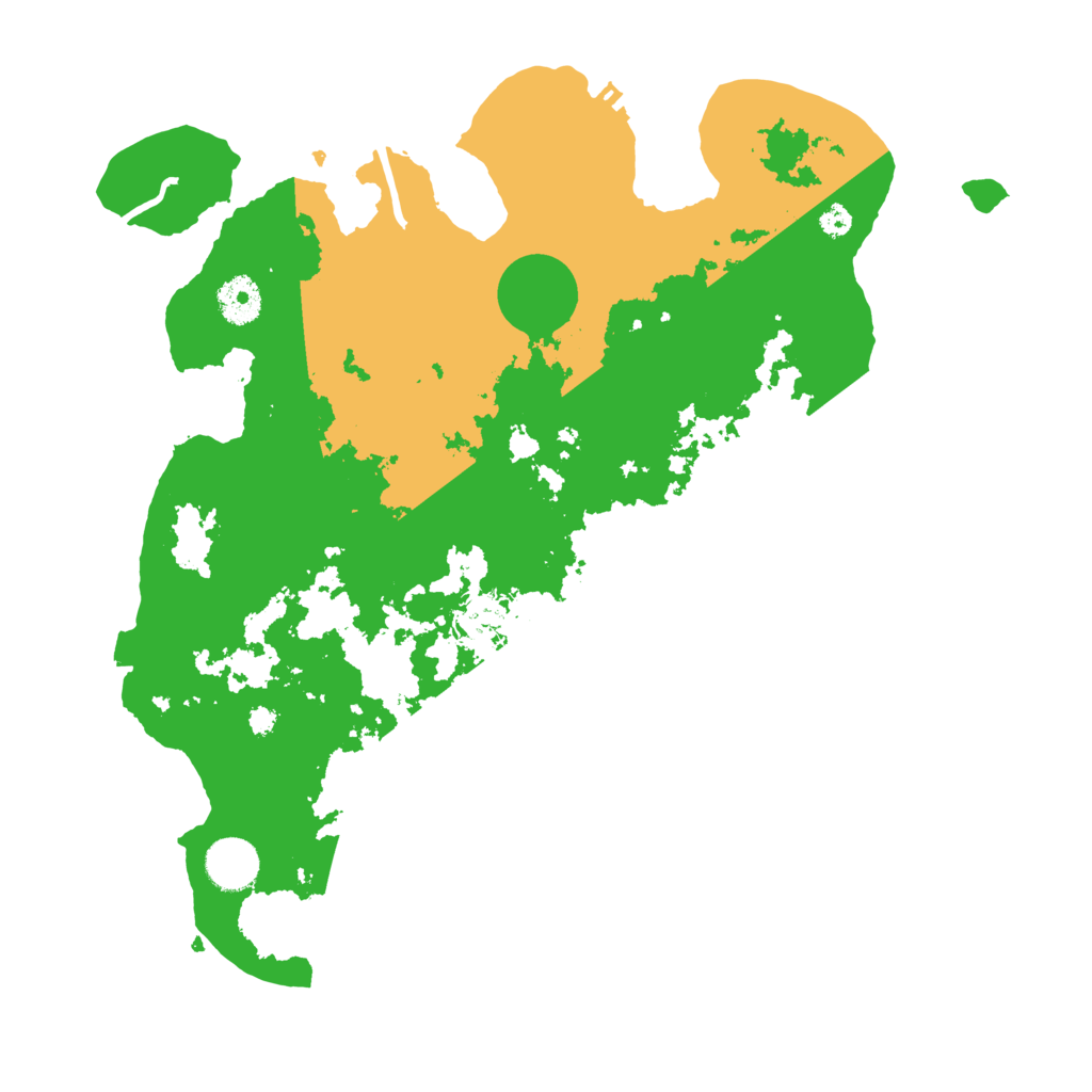 Biome Rust Map: Procedural Map, Size: 3600, Seed: 72085277