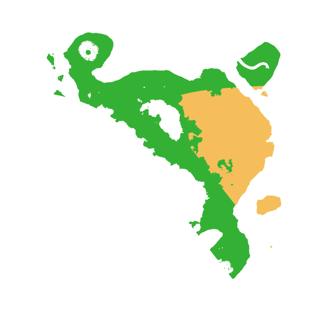 Biome Rust Map: Procedural Map, Size: 2500, Seed: 5002