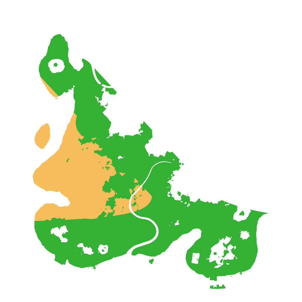 Biome Rust Map: Procedural Map, Size: 3000, Seed: 588591076