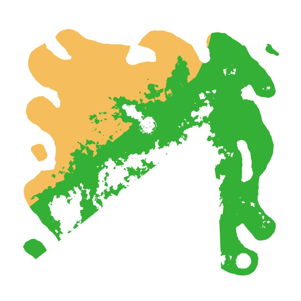 Biome Rust Map: Barren, Size: 3500, Seed: 16051992