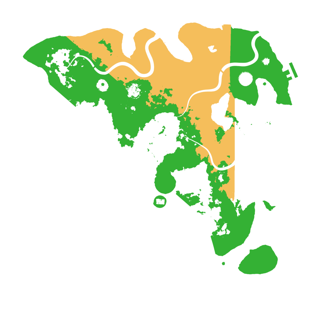 Biome Rust Map: Procedural Map, Size: 4000, Seed: 2023696870