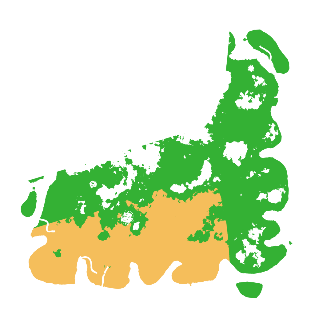 Biome Rust Map: Procedural Map, Size: 4500, Seed: 542787637