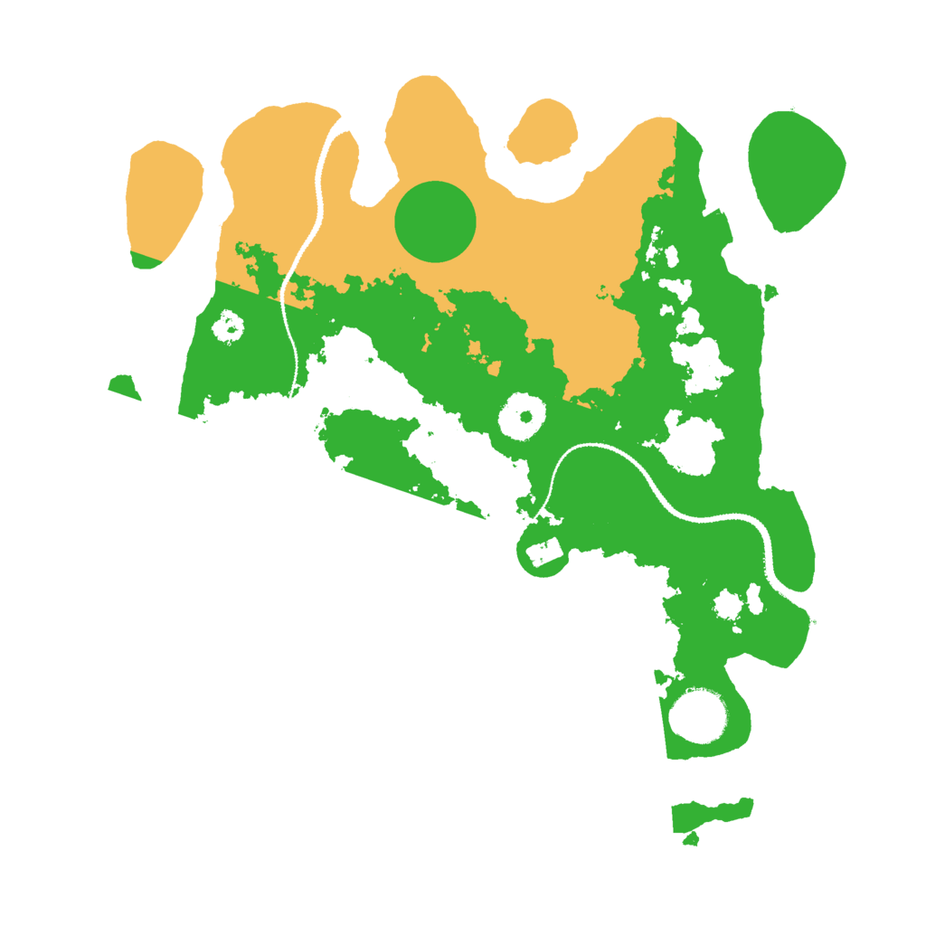 Biome Rust Map: Procedural Map, Size: 3000, Seed: 1765408026