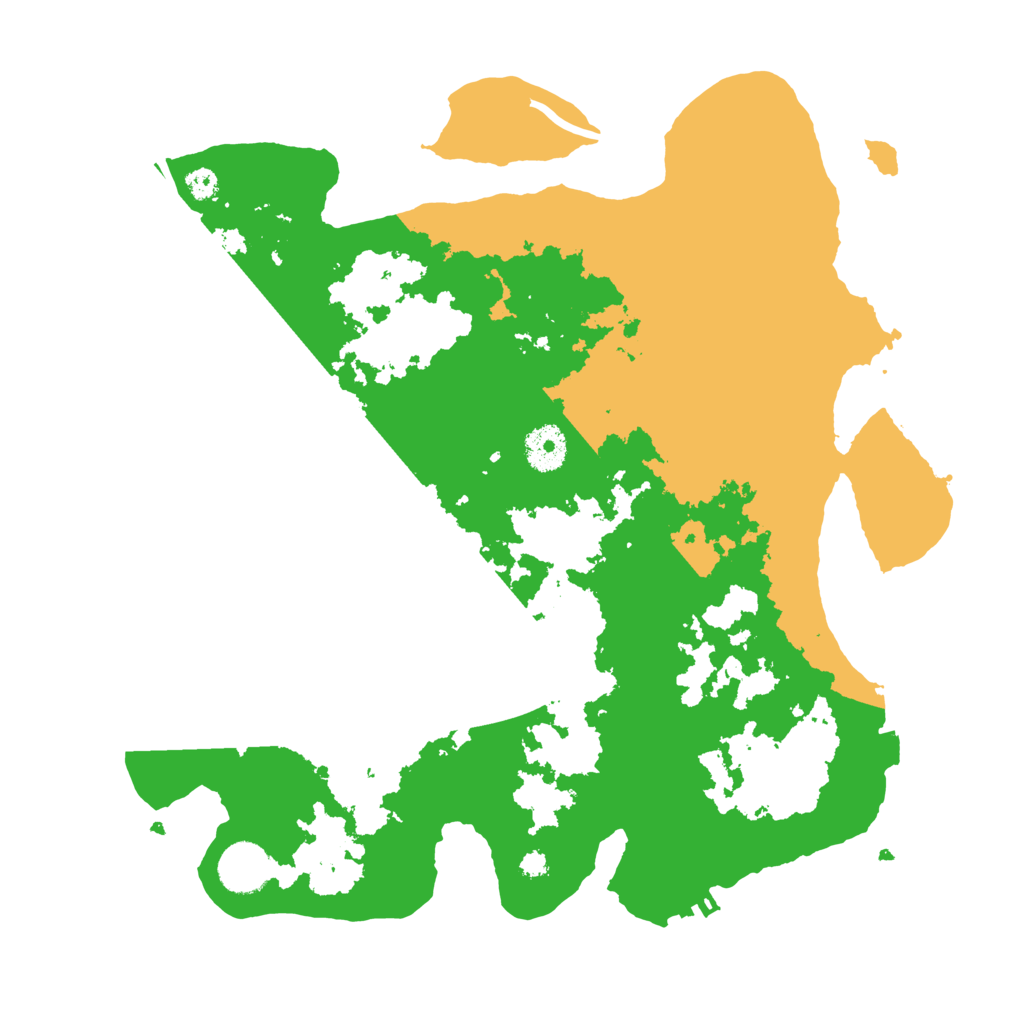 Biome Rust Map: Procedural Map, Size: 3500, Seed: 1204550514