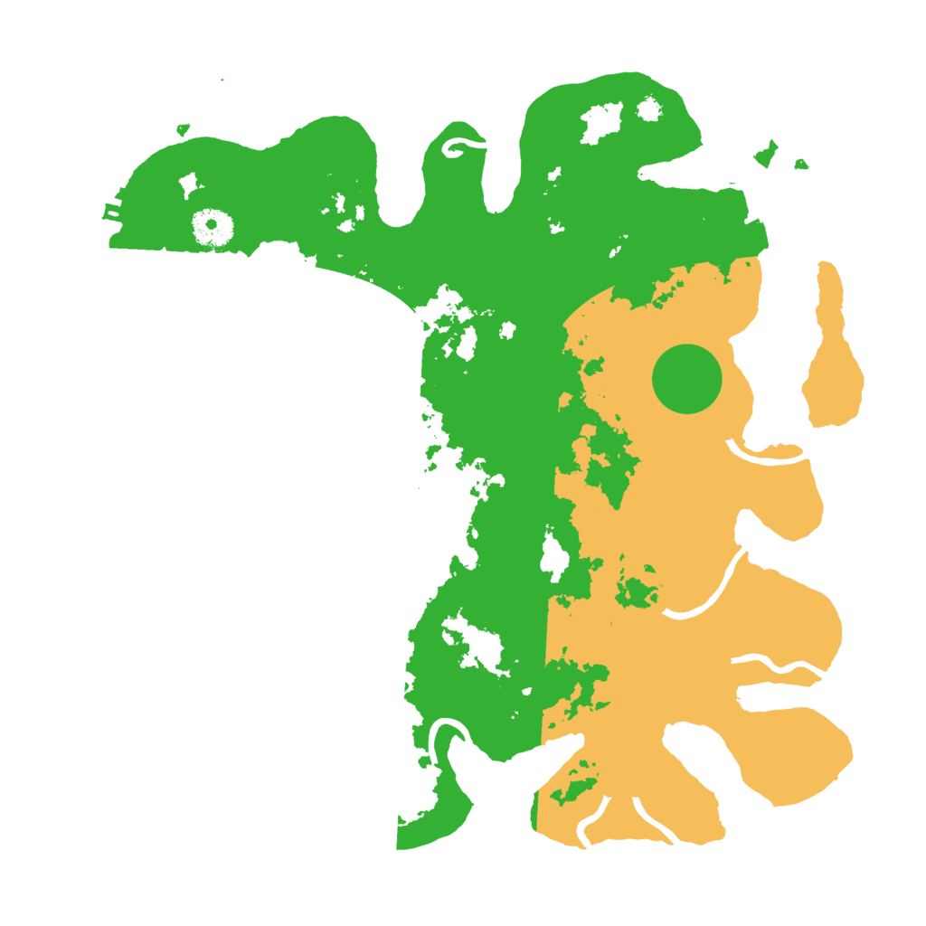 Biome Rust Map: Procedural Map, Size: 3500, Seed: 1410022893