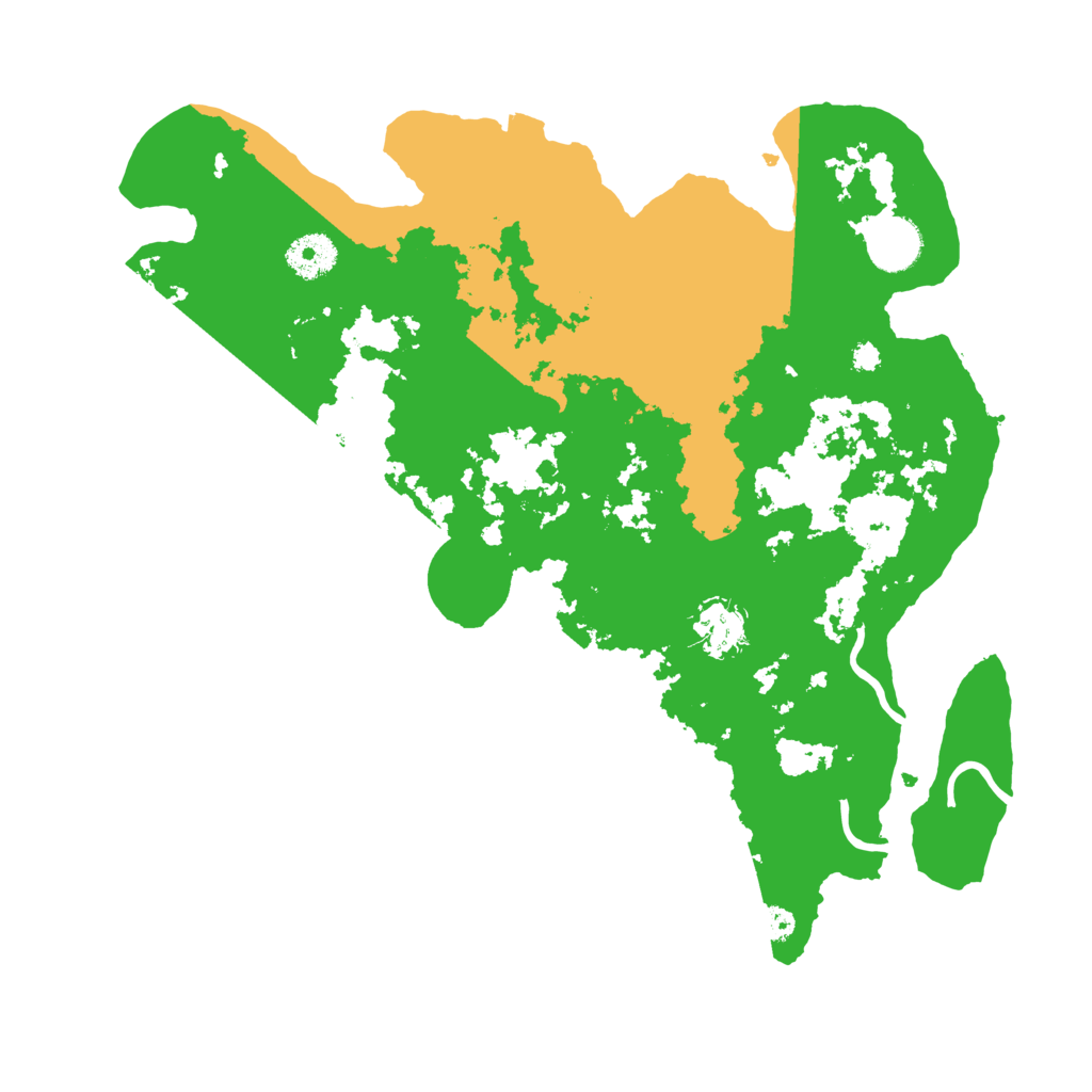 Biome Rust Map: Procedural Map, Size: 3500, Seed: 1678832282