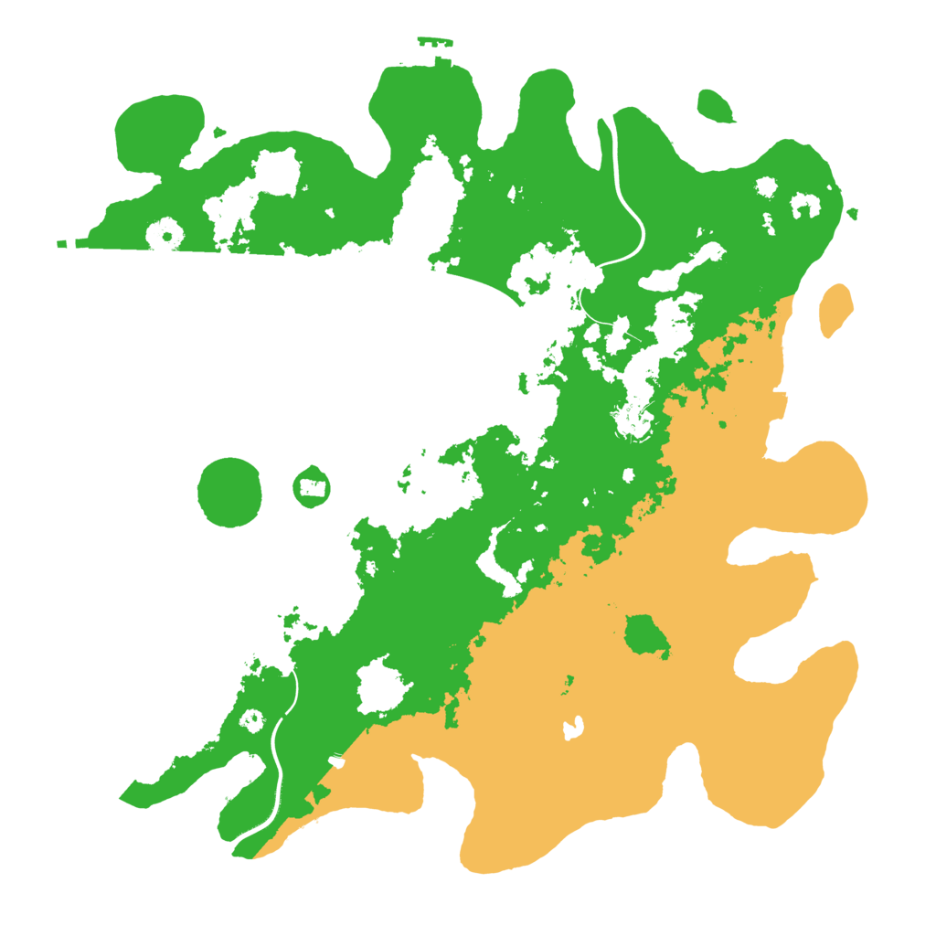 Biome Rust Map: Procedural Map, Size: 4000, Seed: 951160949