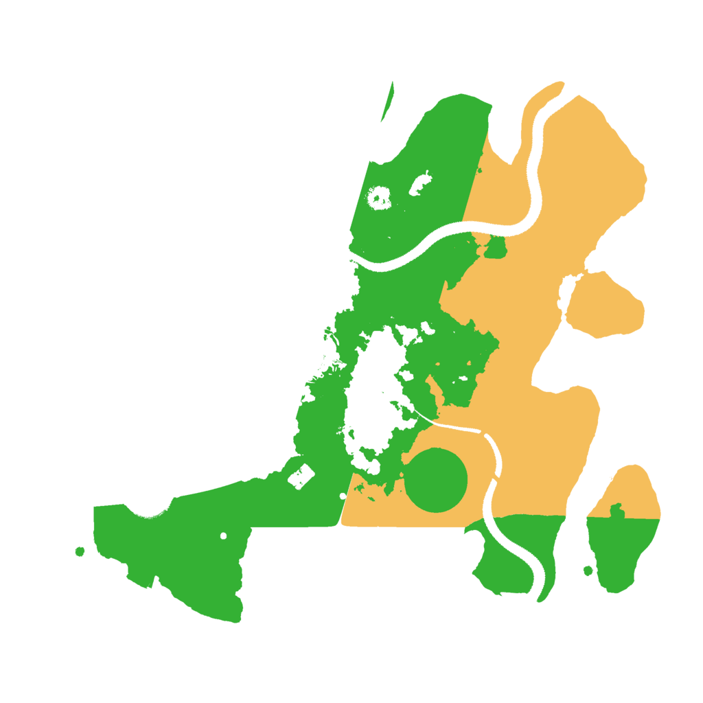Biome Rust Map: Procedural Map, Size: 3000, Seed: 59874