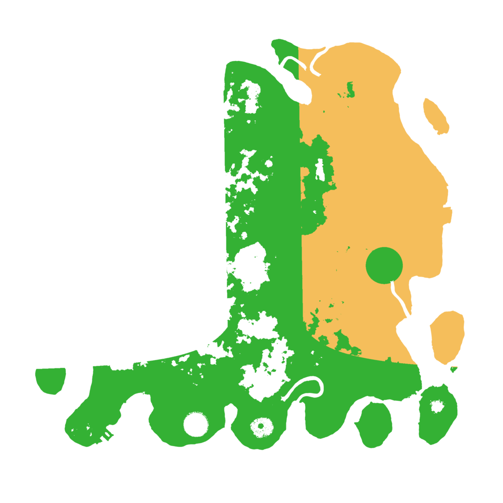 Biome Rust Map: Procedural Map, Size: 3600, Seed: 974415123