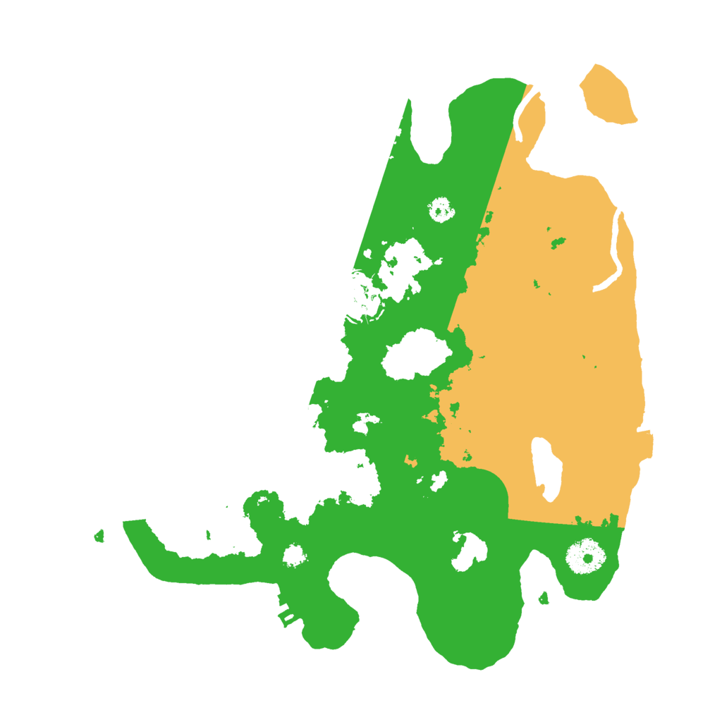 Biome Rust Map: Procedural Map, Size: 3000, Seed: 864126694