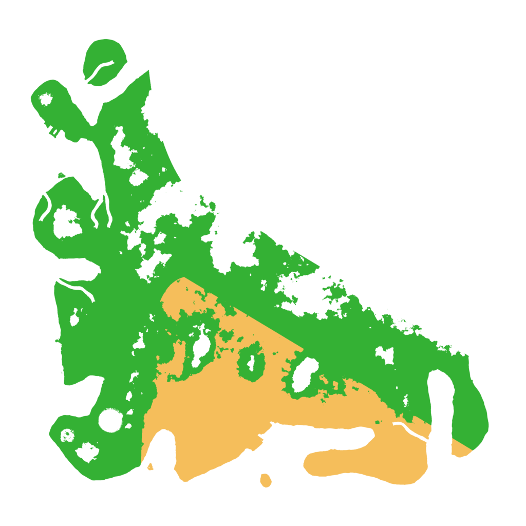 Biome Rust Map: Procedural Map, Size: 3900, Seed: 46890692