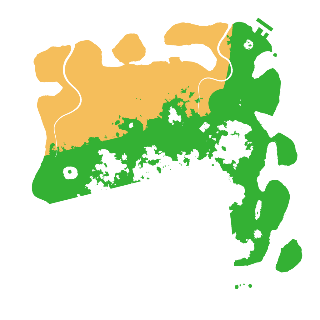 Biome Rust Map: Procedural Map, Size: 3450, Seed: 83997714