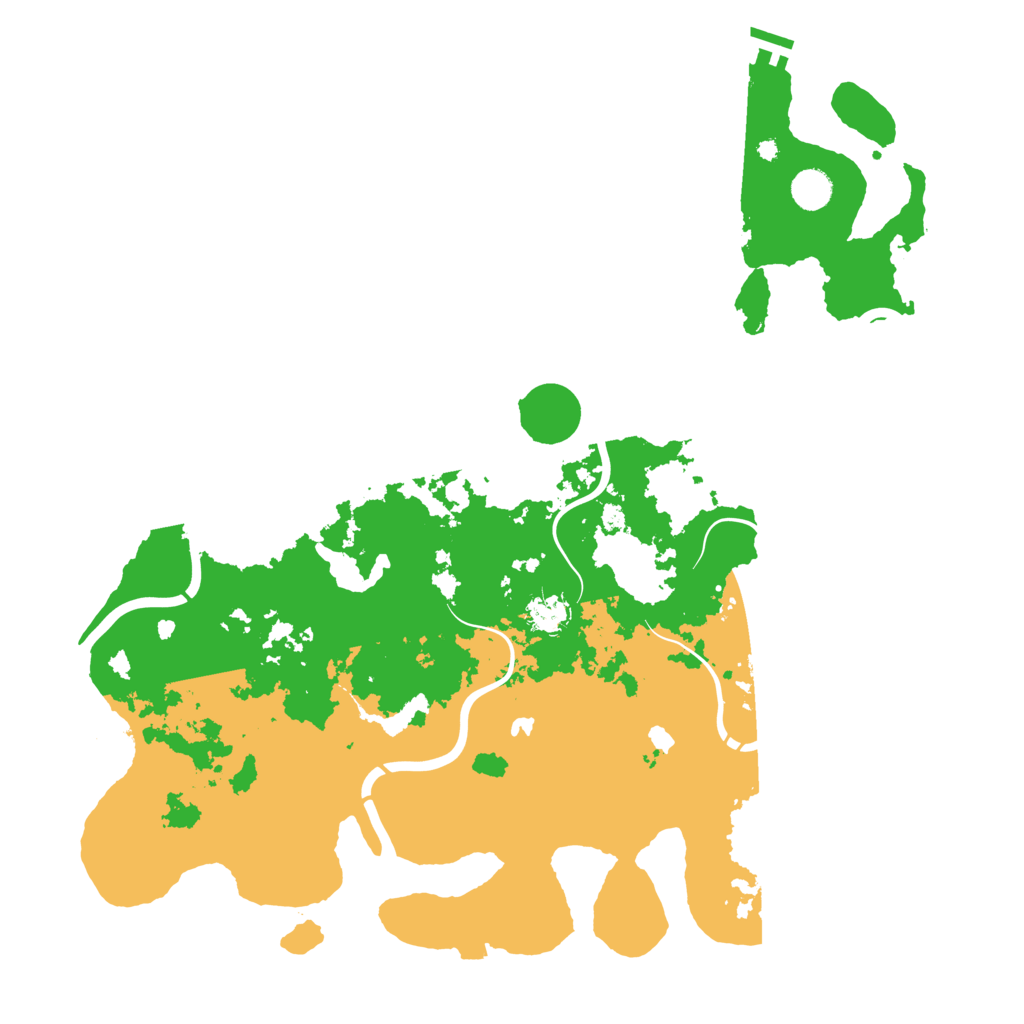 Biome Rust Map: Procedural Map, Size: 4500, Seed: 628461615
