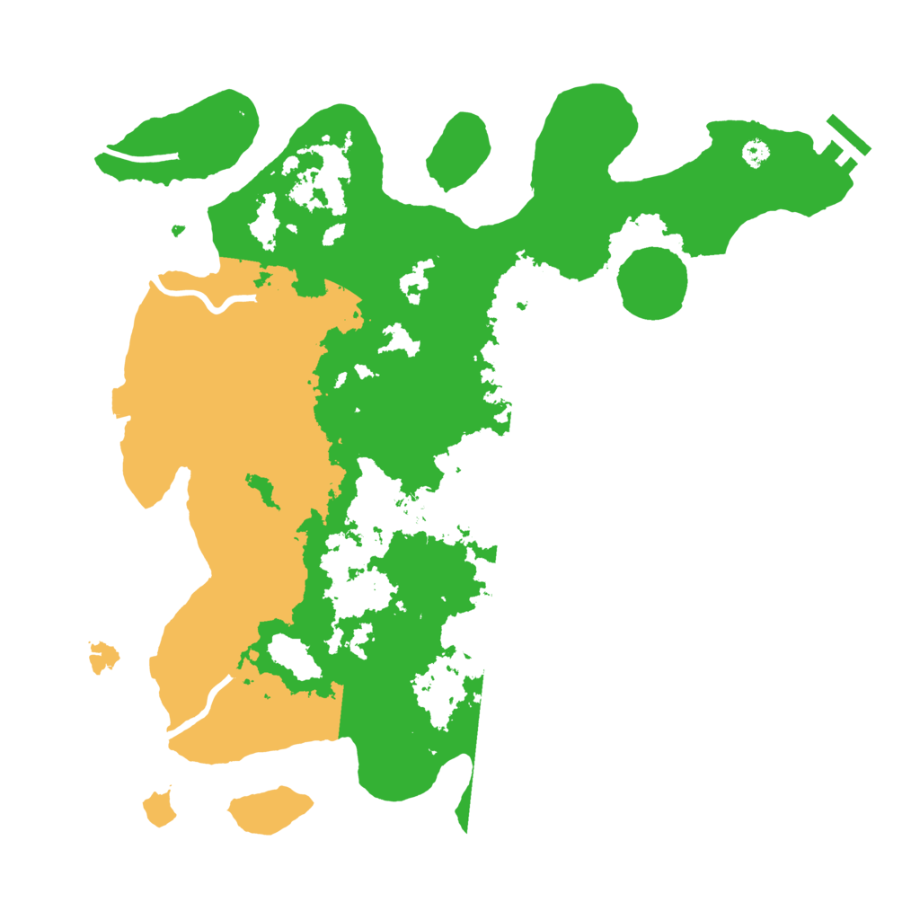 Biome Rust Map: Procedural Map, Size: 3550, Seed: 90916954