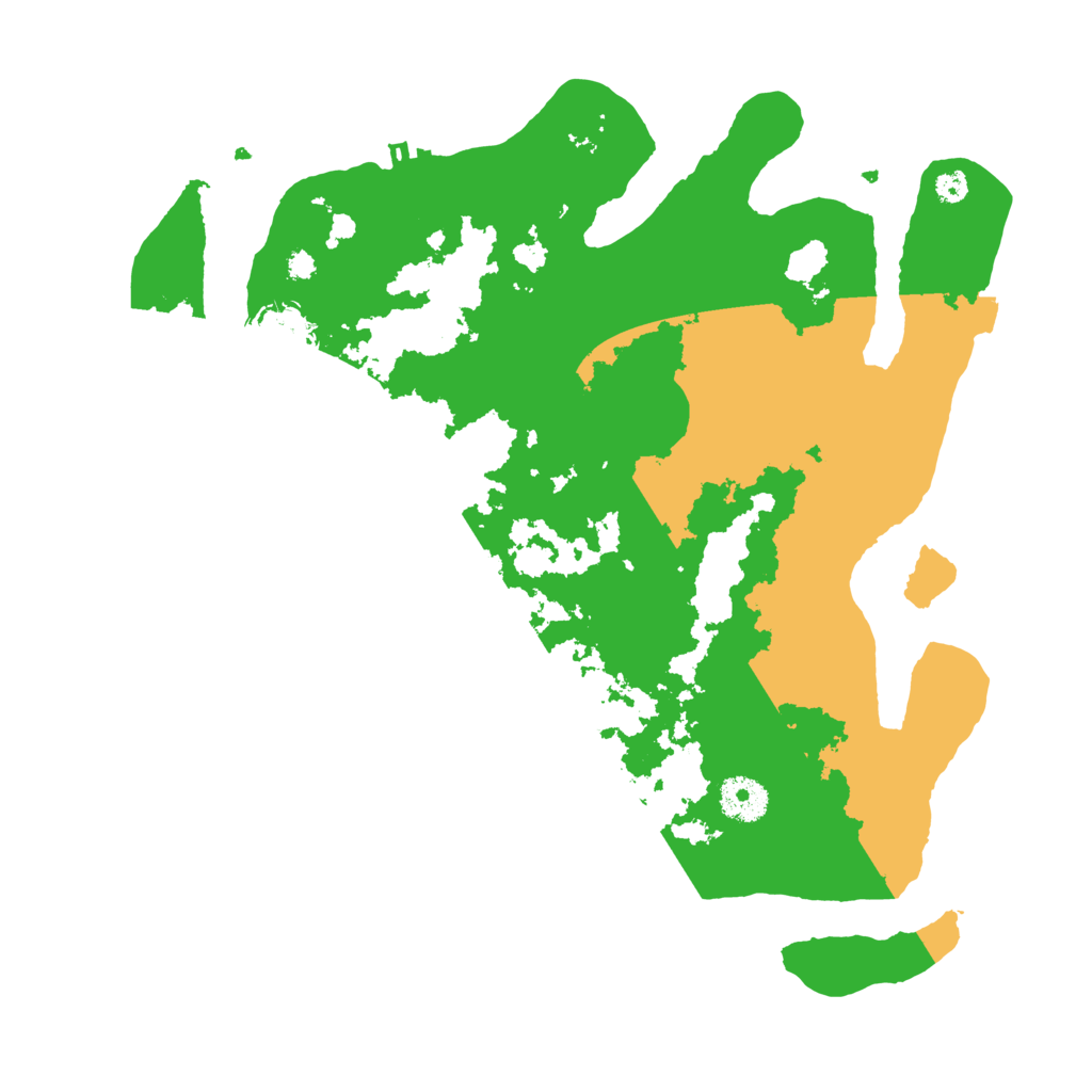 Biome Rust Map: Procedural Map, Size: 3500, Seed: 722354121