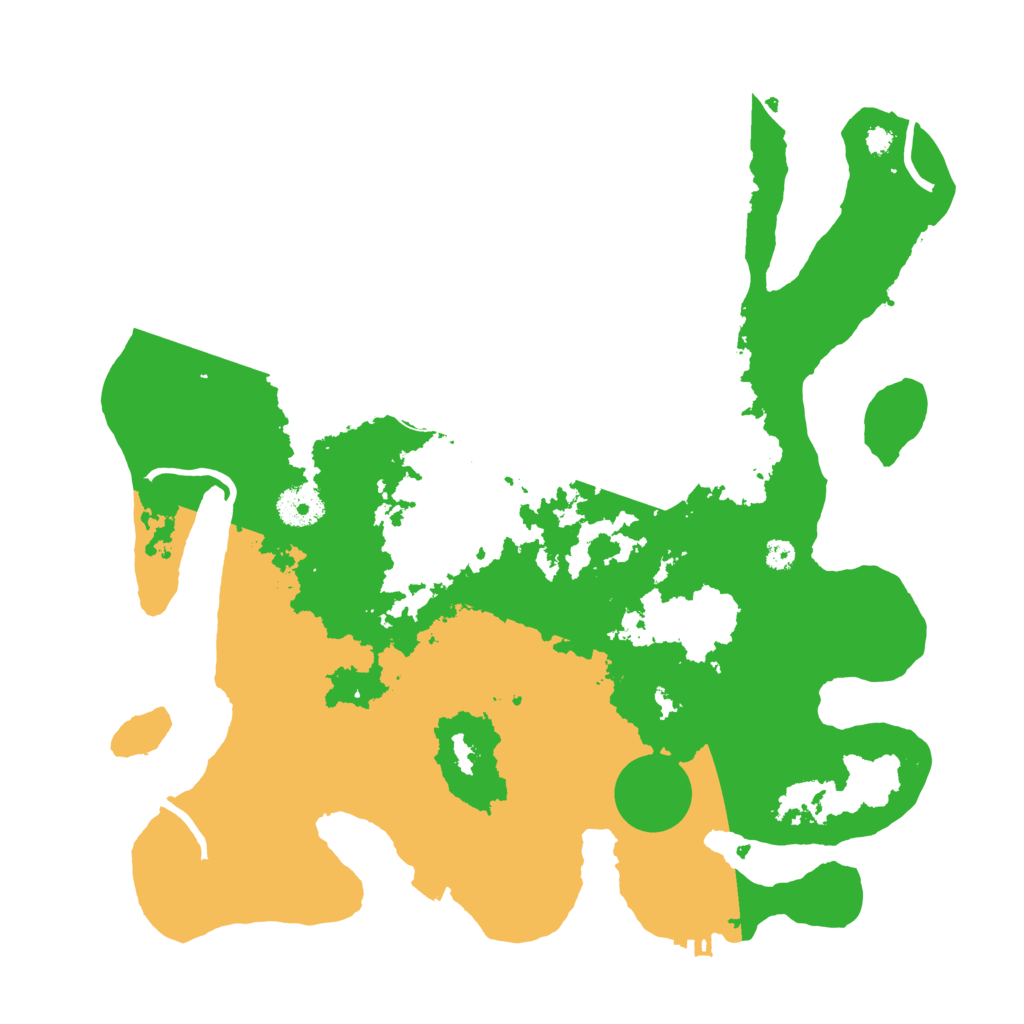 Biome Rust Map: Procedural Map, Size: 3500, Seed: 1886987794