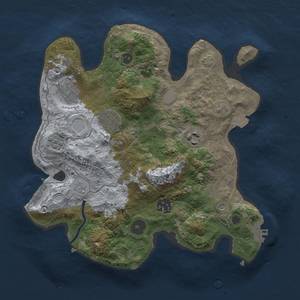 Thumbnail Rust Map: Procedural Map, Size: 3000, Seed: 465612991, 13 Monuments