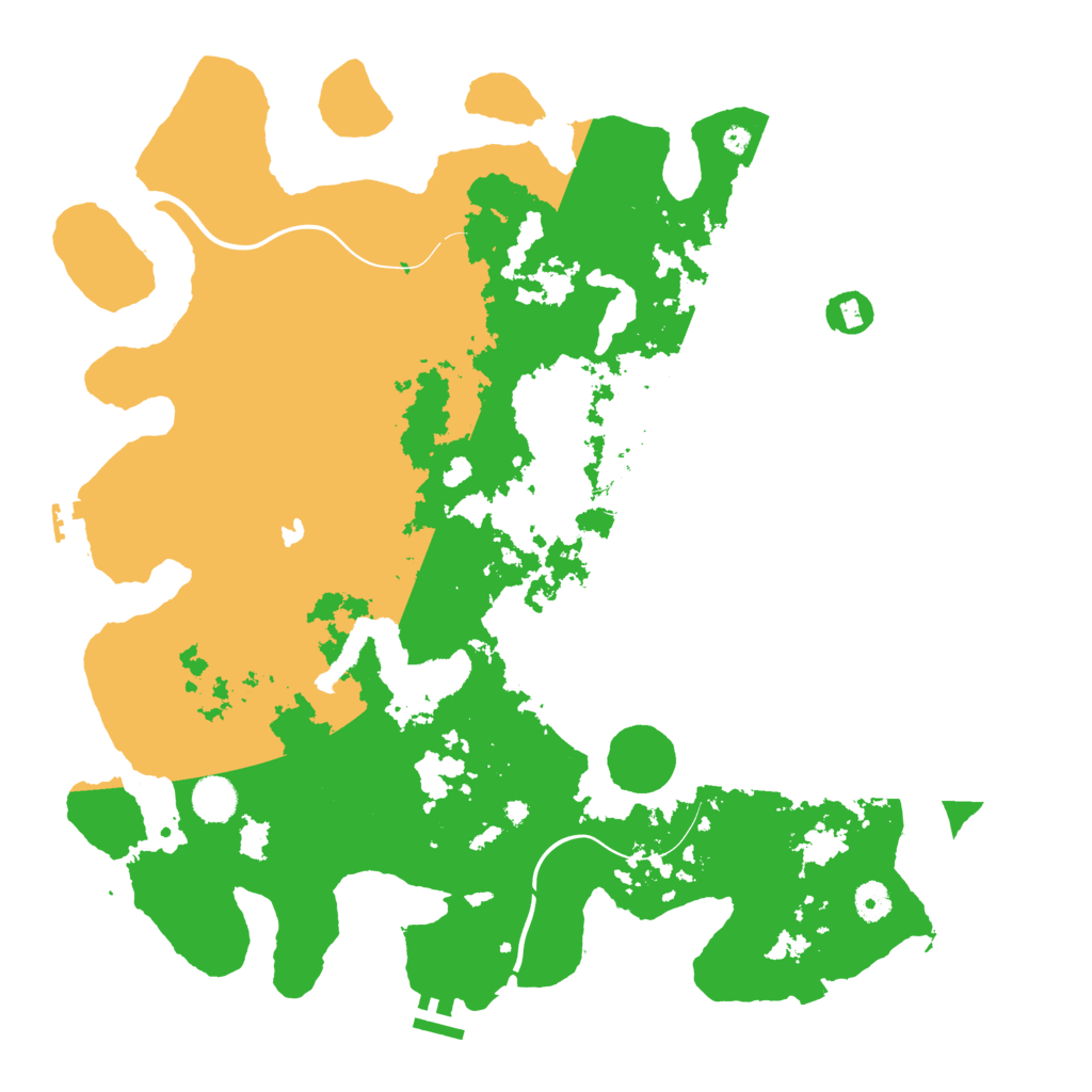 Biome Rust Map: Procedural Map, Size: 4300, Seed: 85790542